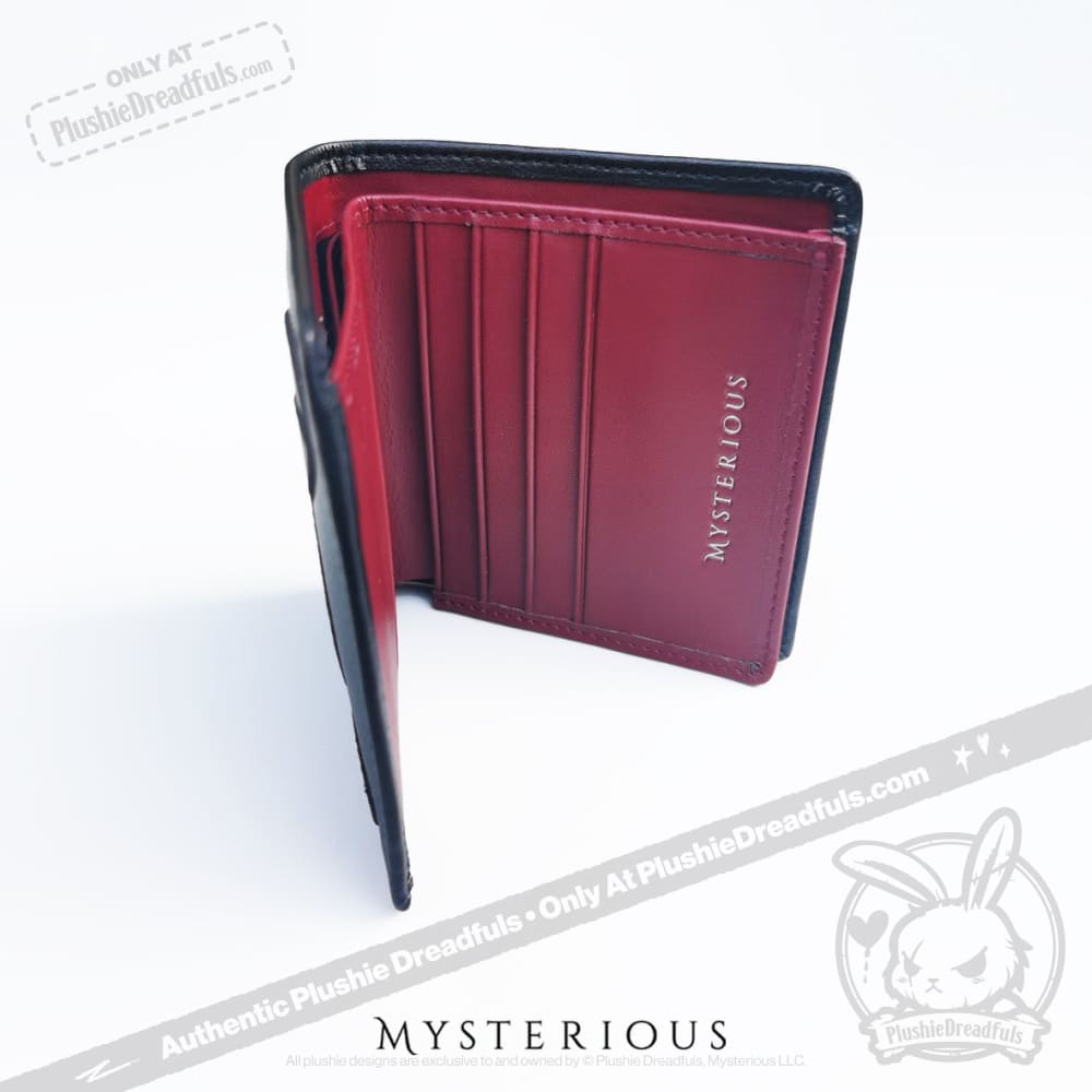 Angry and Love Rabbit Leather Wallet - Mysterious