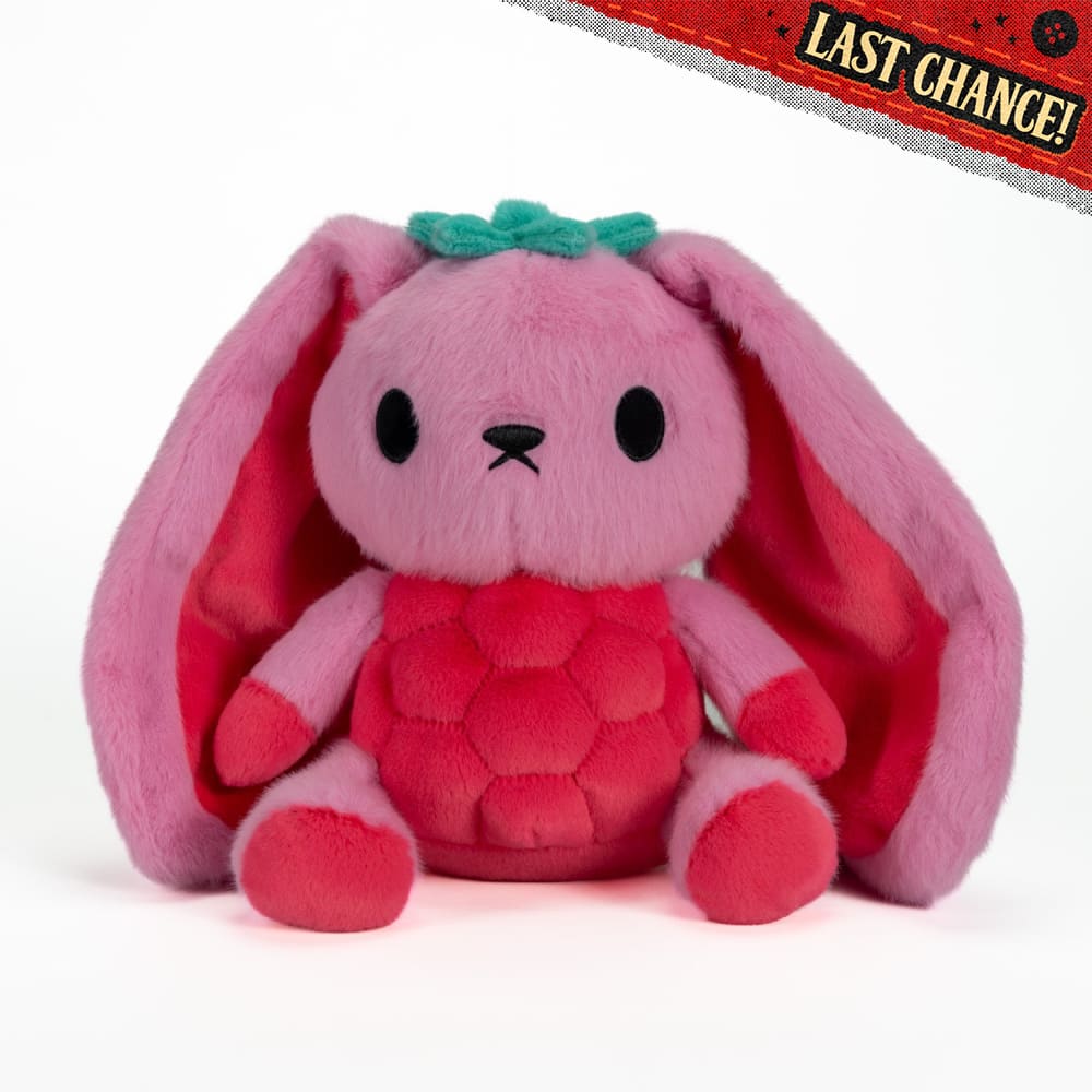 Plushie Dreadfuls - Raspberry Bunny Plush Stuffed Animal Toy