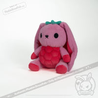 Load image into Gallery viewer, Plushie Dreadfuls - Raspberry Bunny Plush Stuffed Animal Toy
