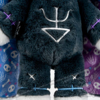 Load image into Gallery viewer, Plushie Dreadfuls - Rheumatoid Arthritis Rabbit - Plush Stuffed Animal - Mysterious
