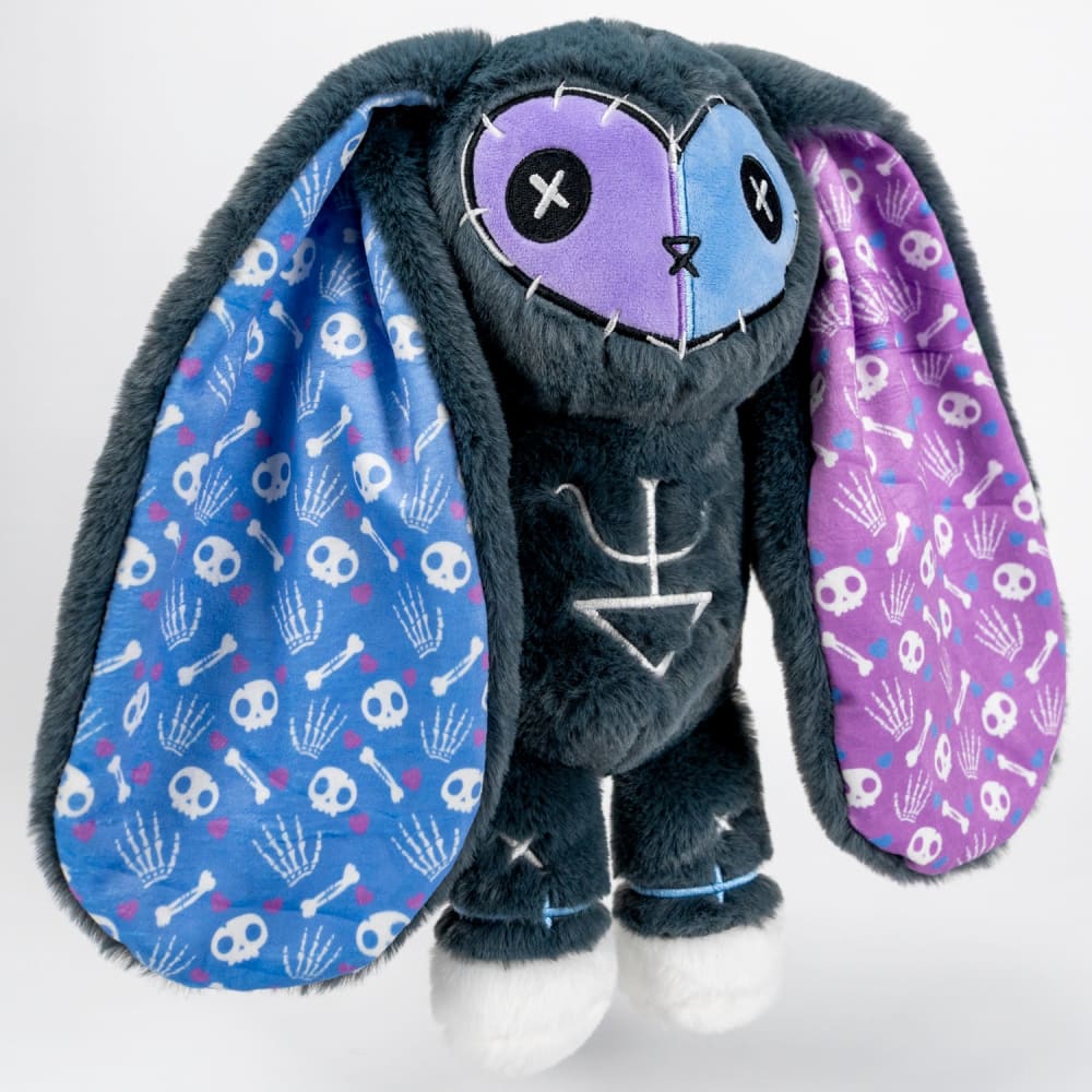 creepy gothic bunny plush