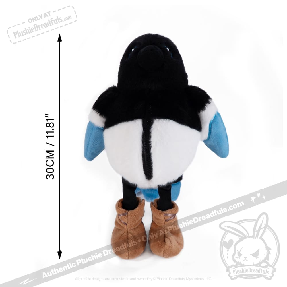 Plushie Dreadfuls - Rocky Mountain Magpie - Plush Stuffed Animal toy