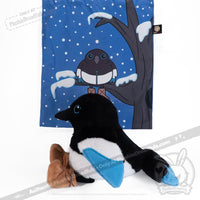 Load image into Gallery viewer, Plushie Dreadfuls - Rocky Mountain Magpie - Plush Stuffed Animal toy

