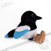 Load image into Gallery viewer, Plushie Dreadfuls - Rocky Mountain Magpie - Plush Stuffed Animal toy
