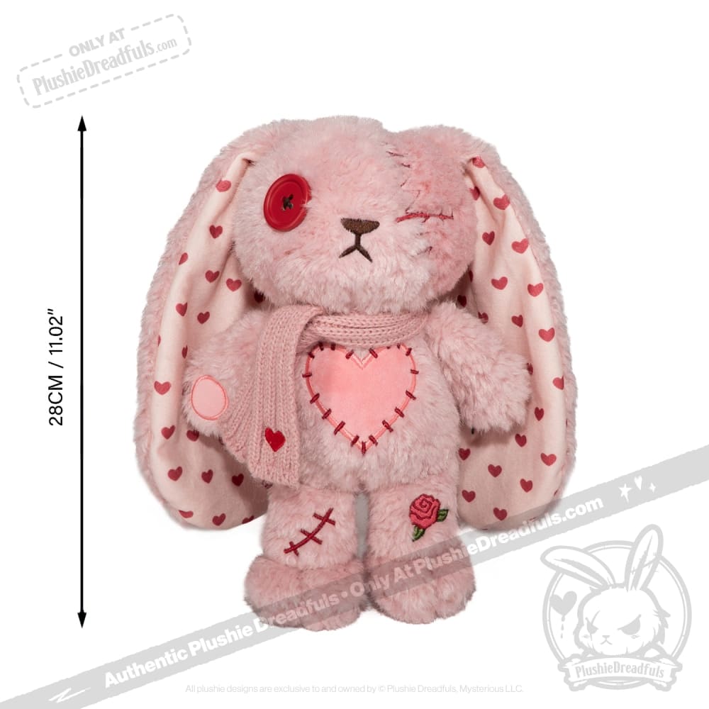 Plushie Dreadfuls - Rose Love Rabbit - Plush Stuffed Animal toy