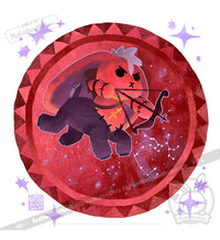 Load image into Gallery viewer, Plushie Dreadfuls - Sagittarius Rabbit - Plush Stuffed Animal - Mysterious

