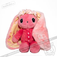 Load image into Gallery viewer, Plushie Dreadfuls - Sakura Rabbit - Plush Stuffed Animal toy
