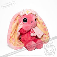 Load image into Gallery viewer, Plushie Dreadfuls - Sakura Rabbit - Plush Stuffed Animal toy
