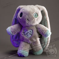 Load image into Gallery viewer, Plushie Dreadfuls - Schizophrenia Rabbit Ii Plush Stuffed Animal Plush
