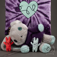 Load image into Gallery viewer, Plushie Dreadfuls - Schizophrenia Rabbit Ii Plush Stuffed Animal Plush
