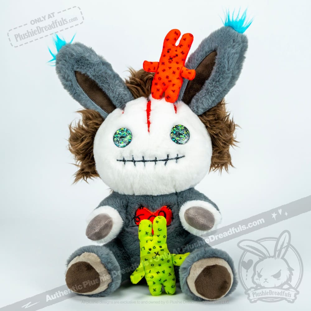 Plushie Dreadfuls - Schizophrenia Rabbit - Plush Stuffed Animal - Mysterious