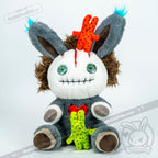 Plushie Dreadfuls - Schizophrenia Rabbit - Plush Stuffed Animal - Mysterious