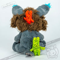 Load image into Gallery viewer, Plushie Dreadfuls - Schizophrenia Rabbit - Plush Stuffed Animal - Mysterious
