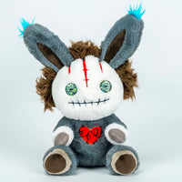 Load image into Gallery viewer, Plushie Dreadfuls - Schizophrenia Rabbit - Plush Stuffed Animal - Mysterious
