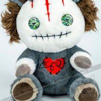 Load image into Gallery viewer, Plushie Dreadfuls - Schizophrenia Rabbit - Plush Stuffed Animal - Mysterious
