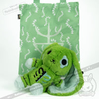 Load image into Gallery viewer, Plushie Dreadfuls - Scoliosis Rabbit Plush Stuffed Animal Plush
