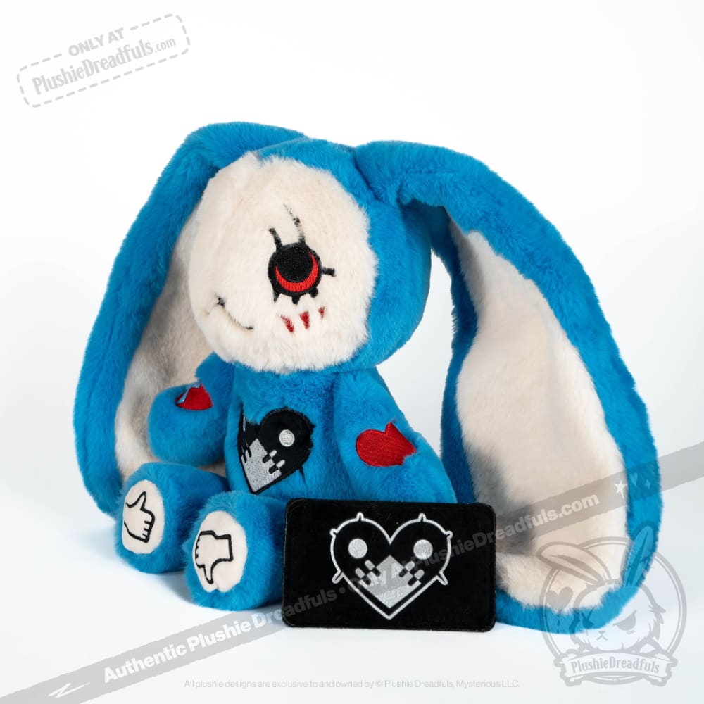 Plushie Dreadfuls -  Screen Addict Rabbit - Plush Stuffed Animal - Mysterious