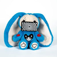 Load image into Gallery viewer, Plushie Dreadfuls -  Screen Addict Rabbit - Plush Stuffed Animal - Mysterious
