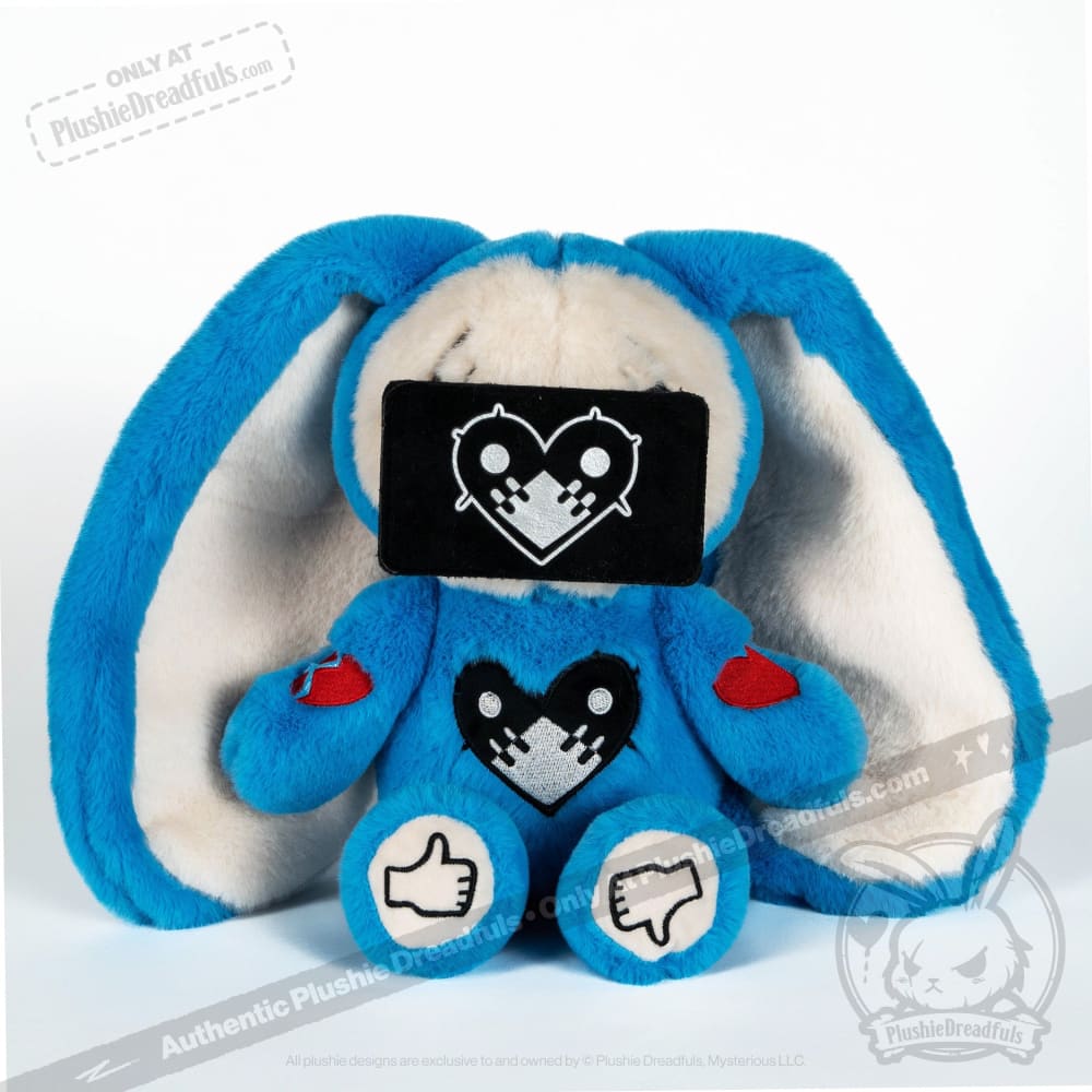 Plushie Dreadfuls -  Screen Addict Rabbit - Plush Stuffed Animal - Mysterious