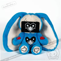 Load image into Gallery viewer, Plushie Dreadfuls -  Screen Addict Rabbit - Plush Stuffed Animal - Mysterious
