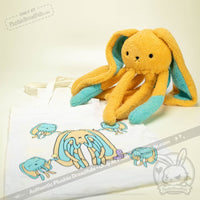 Load image into Gallery viewer, Plushie Dreadfuls - Sensory Processing Disorder Jellyfish Rabbit - Mysterious

