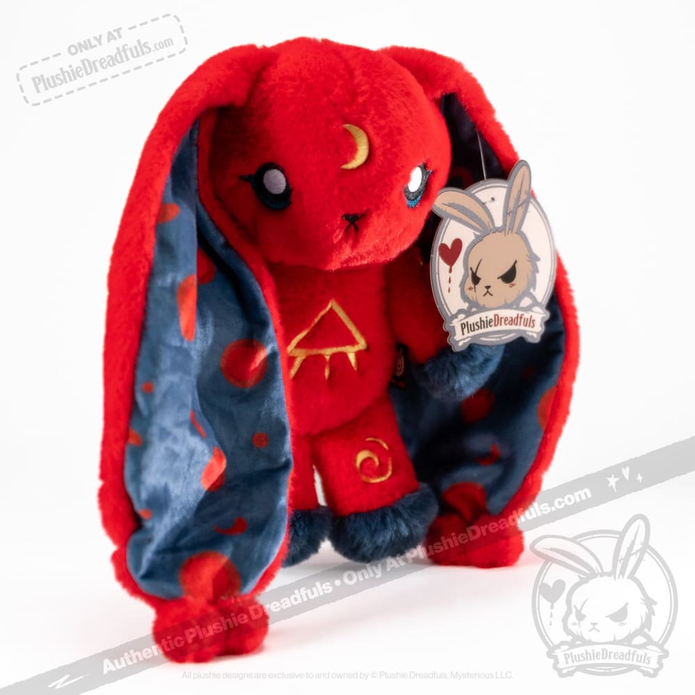 Plushie Dreadfuls - Sickle Cell Anemia Rabbit Plush Stuffed Animal Plush