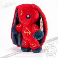 Load image into Gallery viewer, Plushie Dreadfuls - Sickle Cell Anemia Rabbit Plush Stuffed Animal Plush
