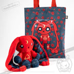 Plushie Dreadfuls - Sickle Cell Anemia Rabbit Plush Stuffed Animal Plush