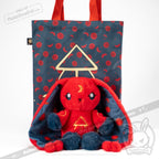 Plushie Dreadfuls - Sickle Cell Anemia Rabbit Plush Stuffed Animal Plush