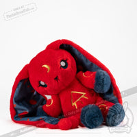 Load image into Gallery viewer, Plushie Dreadfuls - Sickle Cell Anemia Rabbit Plush Stuffed Animal Plush
