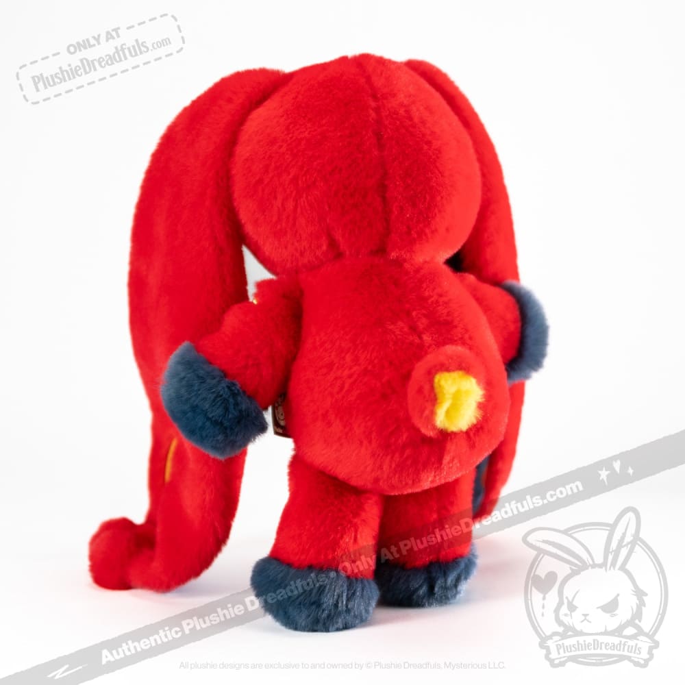 Plushie Dreadfuls - Sickle Cell Anemia Rabbit Plush Stuffed Animal Plush