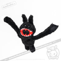 Load image into Gallery viewer, Plushie Dreadfuls - Sleep Paralysis Rabbit - Plush Stuffed Animal - Mysterious
