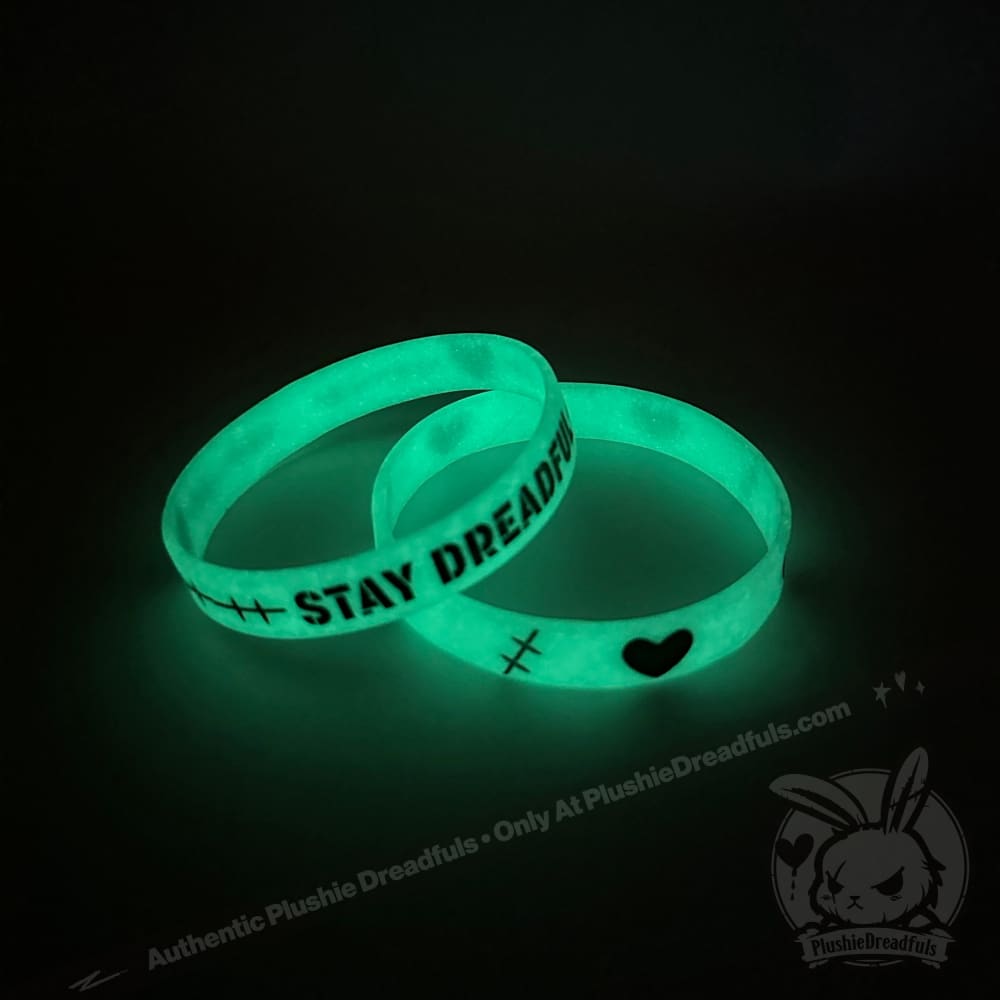 Plushie Dreadfuls - Stay Dreadful Glow in the Dark Bracelet Set Bracelet