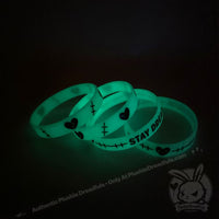 Load image into Gallery viewer, Plushie Dreadfuls - Stay Dreadful Glow in the Dark Bracelet Set Bracelet
