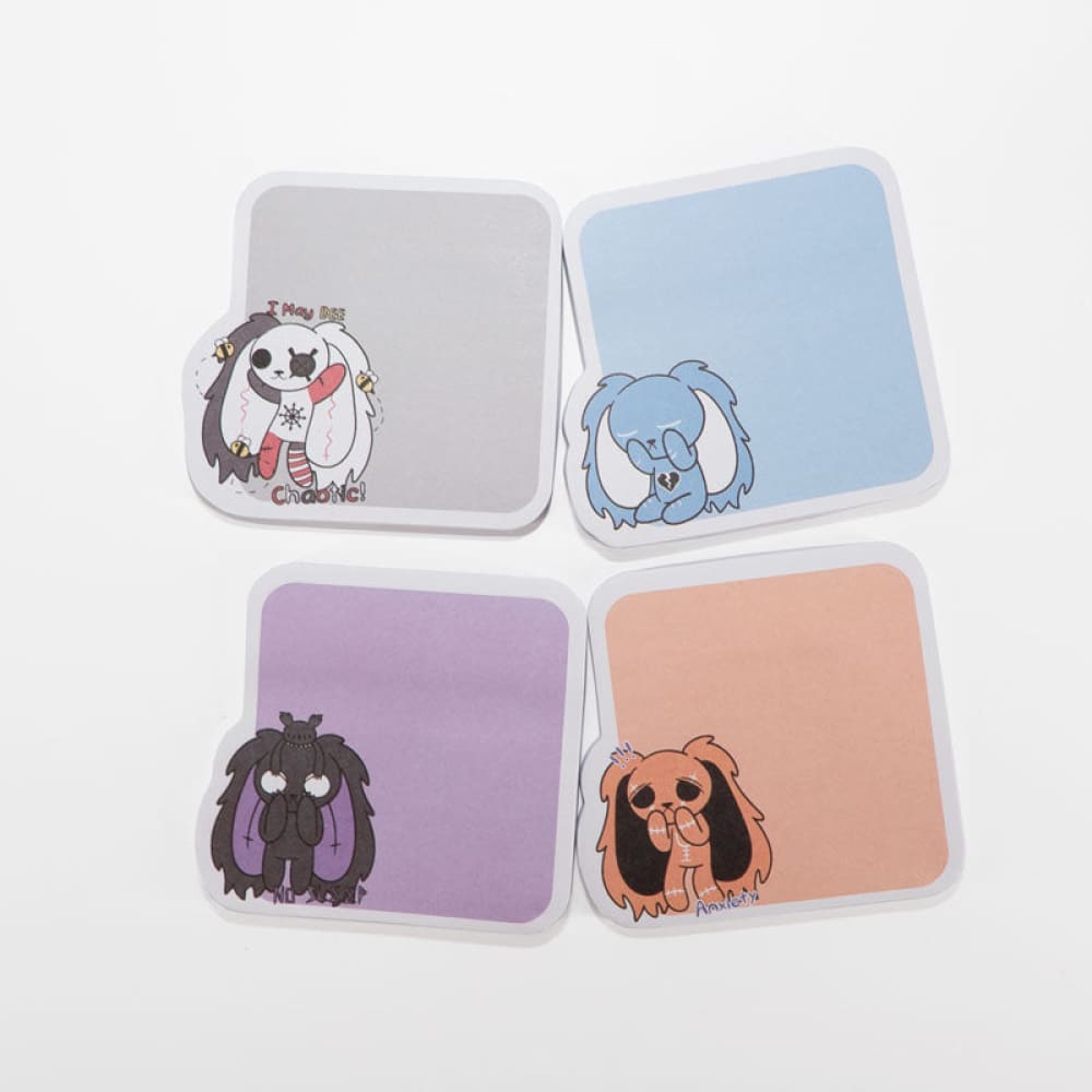 Plushie Dreadfuls - Sticky Note Four Pack notepad