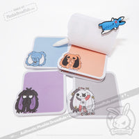 Load image into Gallery viewer, Plushie Dreadfuls - Sticky Note Four Pack notepad

