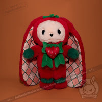 Load image into Gallery viewer, Plushie Dreadfuls - Strawbunny Rabbit - Plush Stuffed Animal toy
