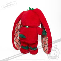 Load image into Gallery viewer, Plushie Dreadfuls - Strawbunny Rabbit - Plush Stuffed Animal toy
