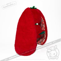 Load image into Gallery viewer, Plushie Dreadfuls - Strawbunny Rabbit - Plush Stuffed Animal toy
