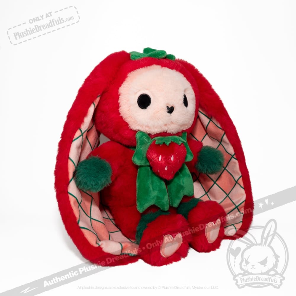 Plushie Dreadfuls - Strawbunny Rabbit - Plush Stuffed Animal toy