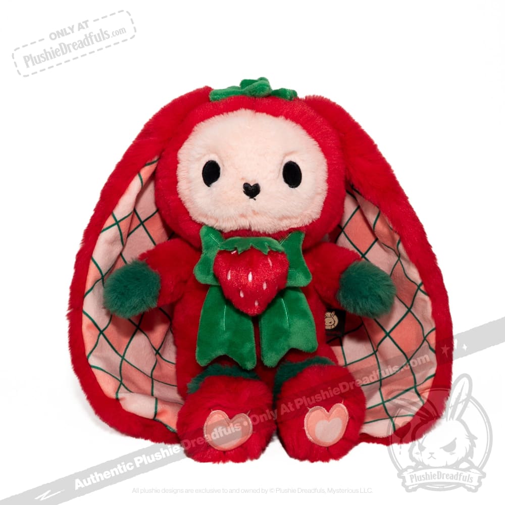 Plushie Dreadfuls - Strawbunny Rabbit - Plush Stuffed Animal toy