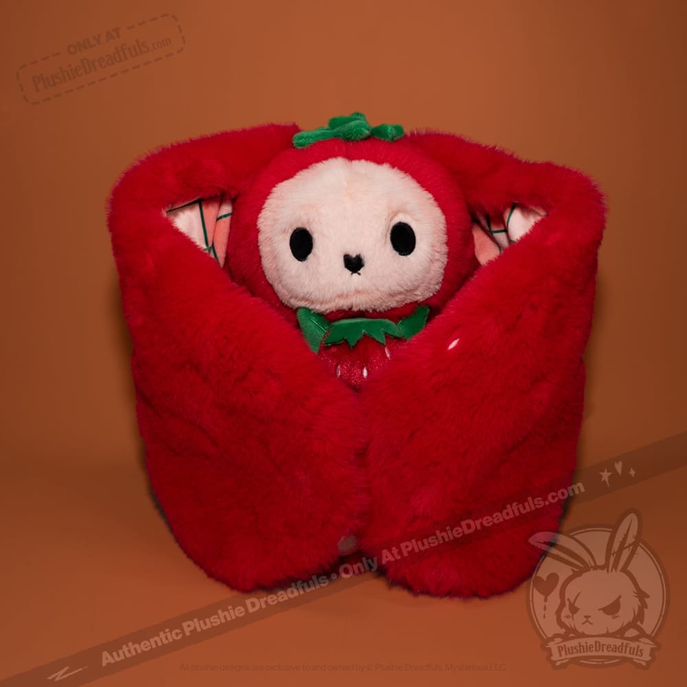 Plushie Dreadfuls - Strawbunny Rabbit - Plush Stuffed Animal toy