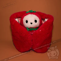 Load image into Gallery viewer, Plushie Dreadfuls - Strawbunny Rabbit - Plush Stuffed Animal toy
