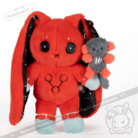 Load image into Gallery viewer, Plushie Dreadfuls - Substance Use Disorder Bunny Plush Stuffed Animal Plush
