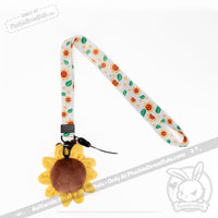 Load image into Gallery viewer, Plushie Dreadfuls Sunflower Bunny Lanyard Strap Lanyard
