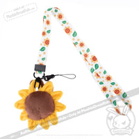 Load image into Gallery viewer, Plushie Dreadfuls Sunflower Bunny Lanyard Strap Lanyard
