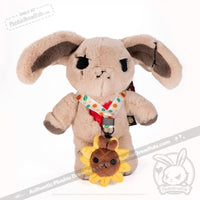 Load image into Gallery viewer, Plushie Dreadfuls Sunflower Bunny Lanyard Strap Lanyard
