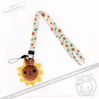 Plushie Dreadfuls Sunflower Bunny Lanyard Strap Lanyard