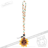 Load image into Gallery viewer, Plushie Dreadfuls Sunflower Bunny Lanyard Strap Lanyard
