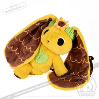 Load image into Gallery viewer, Plushie Dreadfuls - Sunflower Rabbit Plush Stuffed Animal Toy
